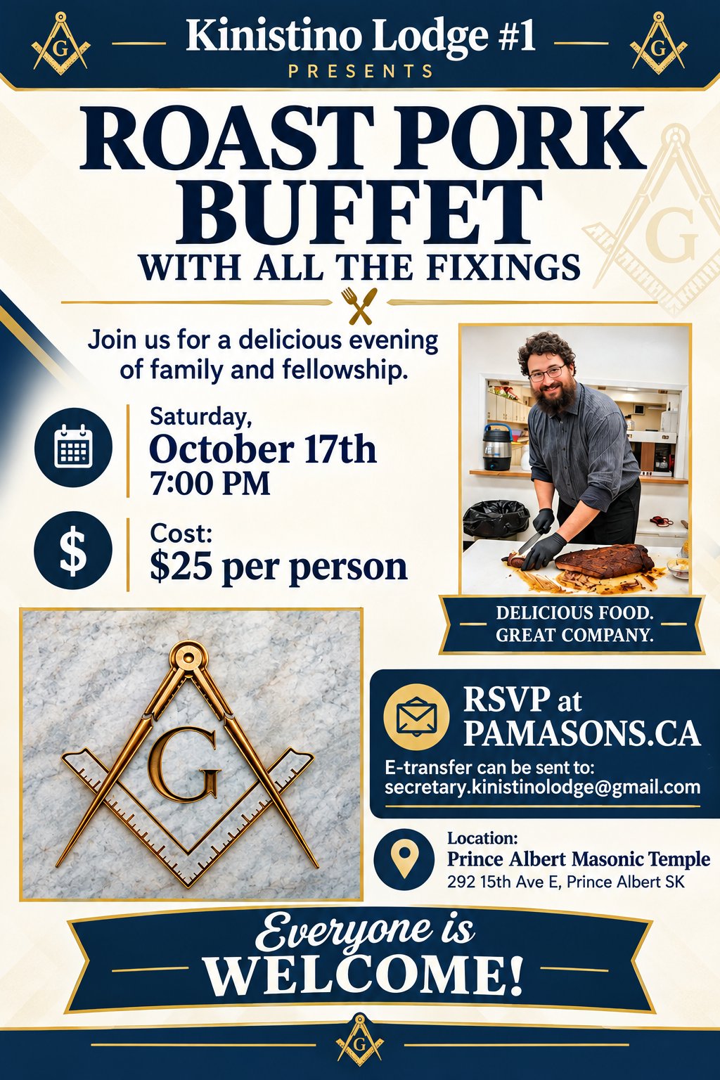 Roast Pork Buffet Flyer